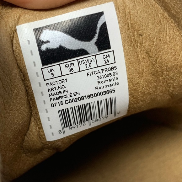 FENTY x Puma Creeper Platform Tan Sneakers 7.5 - Picture 10 of 11